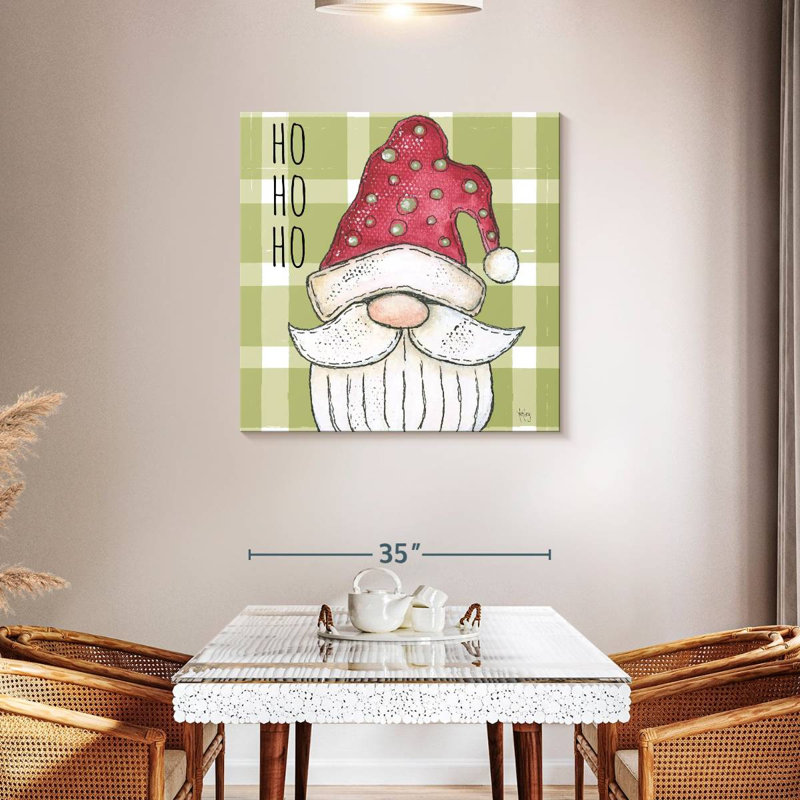Lelend Santa Gnome, 36" H x 36" W