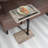 Sofa Armrest Tray Table, 360° Swivel Adjustable Height, Snack Side Table with Phone & Tablet Slot for Couch, Bed-1729084236