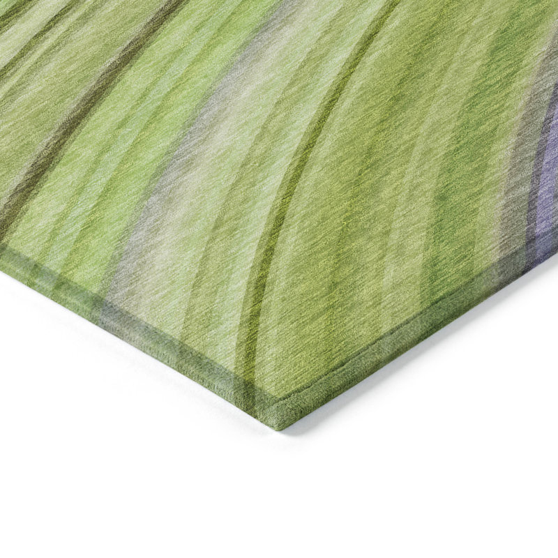 Jurnee Abstract Indoor / Outdoor Rug, Rectangle 2'6" x 3'10"