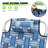 Polyanthi Folding Beach Chairs with Backpack Straps Portable Camping Seats with Cooling Pocket for Outdoor Patio Lawn