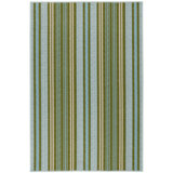 Caravan Stripe Multi Machine Washable Rug