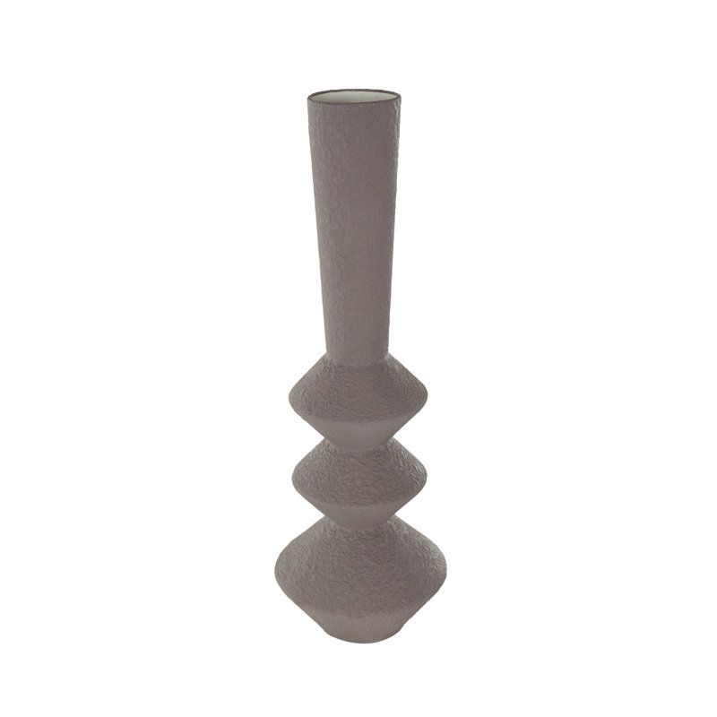 Vase cannelé en métal Cole And Grey