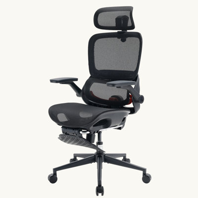 Fauteuil de bureau ergonomique avec repose-pieds B100 Pro