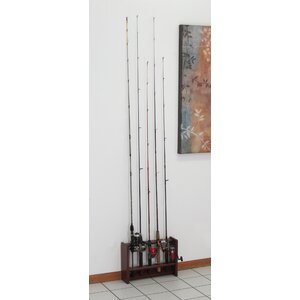 Wooden Mallet Wood Fishing Rack & Reviews | Wayfair