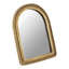 Miroir 5X7 "dans un cadre arqué perlé, doré