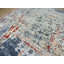 Tapis en laine ivoire/gris/bleu 9 pi 11 po x 14 pi 1 po one-of-kind à la main noué la Corette