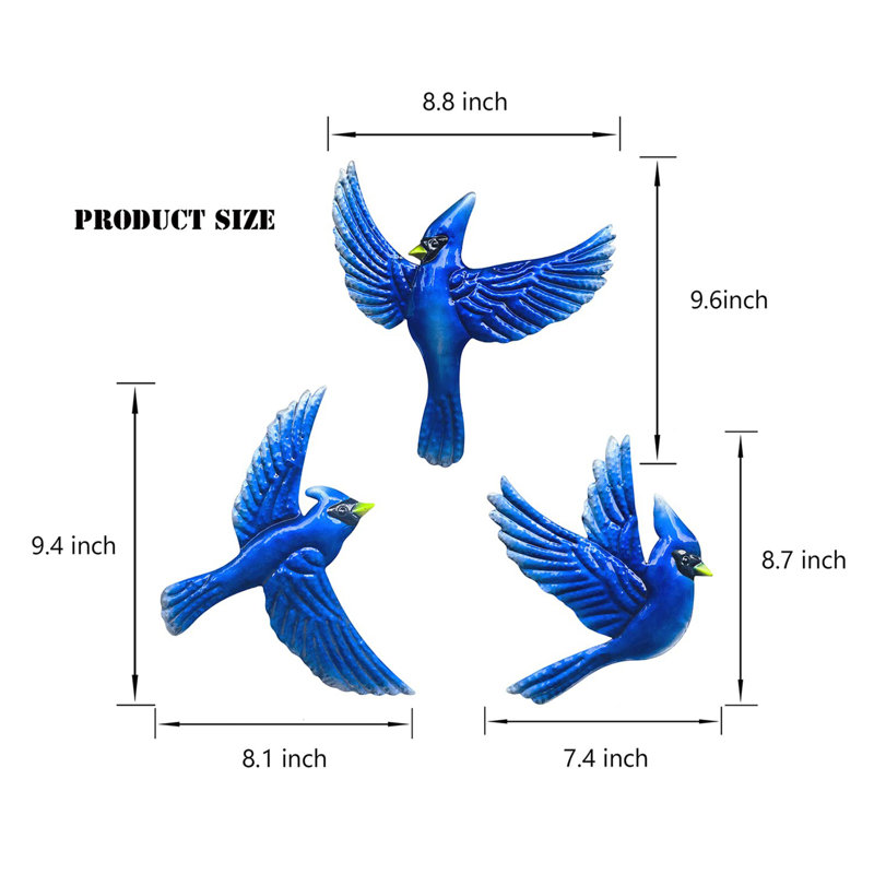 Metal Bird Wall Decoration