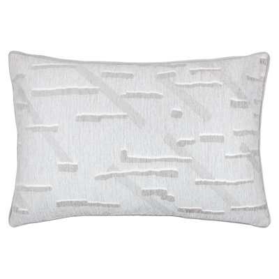 Tresse Abstract Rectangular Throw Cushion With Filling