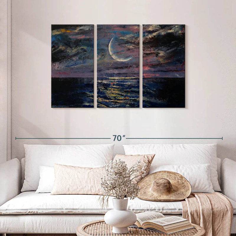 Oberle Moon, 28" H x 45" W
