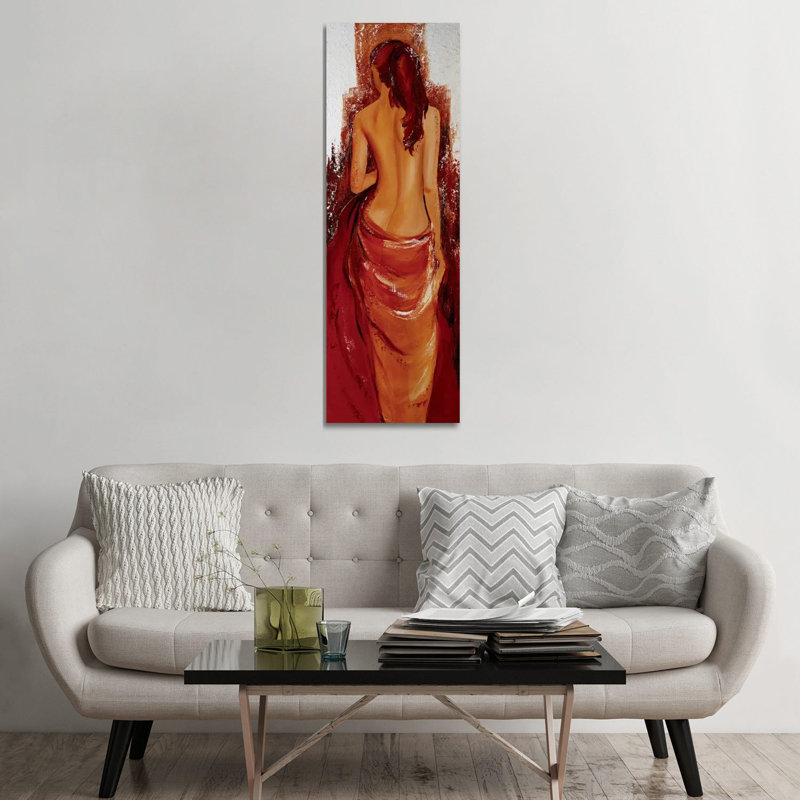 Fille D'o by Mieke Chantrel - Wrapped Canvas Panoramic Painting, 152.4 cm H x 50.8 cm W x 1.91 cm D