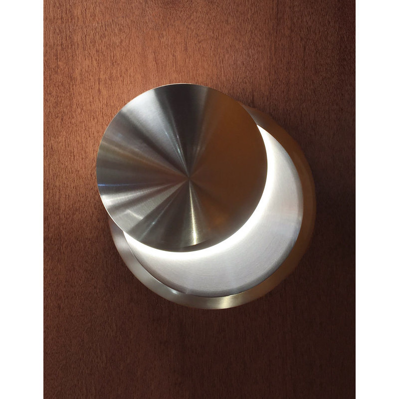 Azral LED Wall Light, Satin Aluminum
