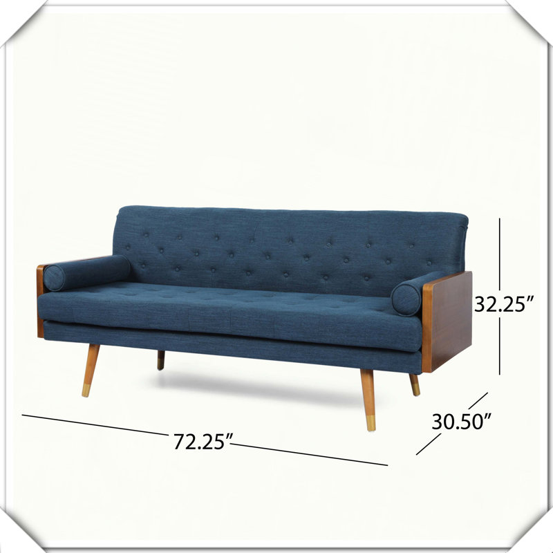 Canapé Mid-Century, Navy Blue