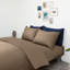 Microfiber No Pattern Duvet Cover Set with Pillowcases Included-115640161-115640156