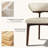 78.7"Modern Rectangular Dining Table Sets, Sintered Stone Dining Table with 8 Not Assembled Dining Chairs