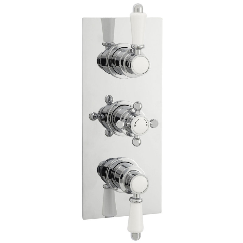 Triple Concealed Thermostatic Shower Valve