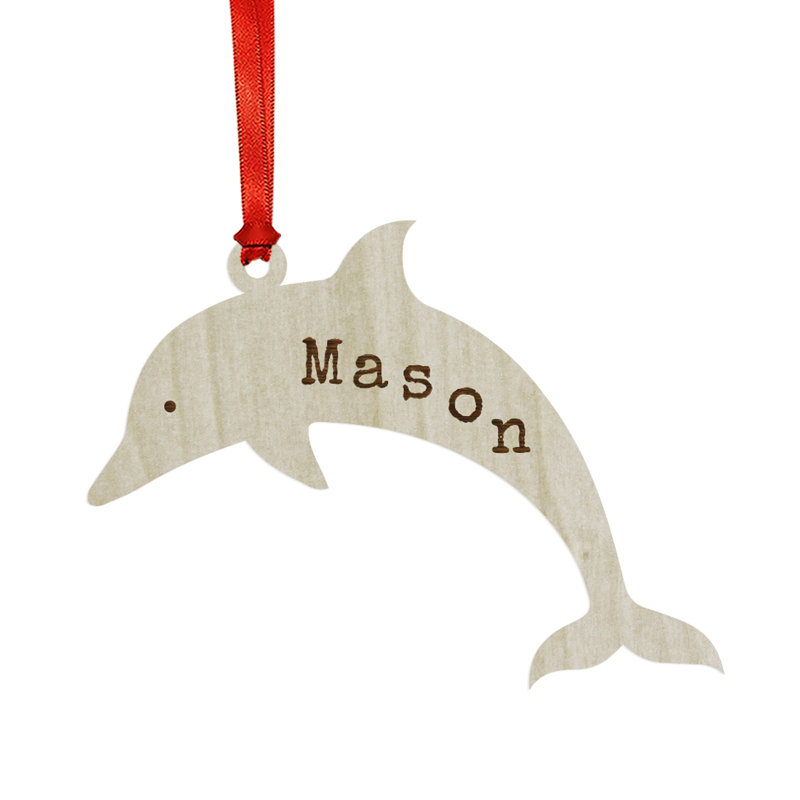 Figurine décorative en forme de Noël gravée au laser personnalisable