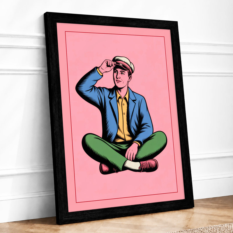 Casual Moment Pop Art - Print, Black, A3 - 42.0 x 29.7 cm