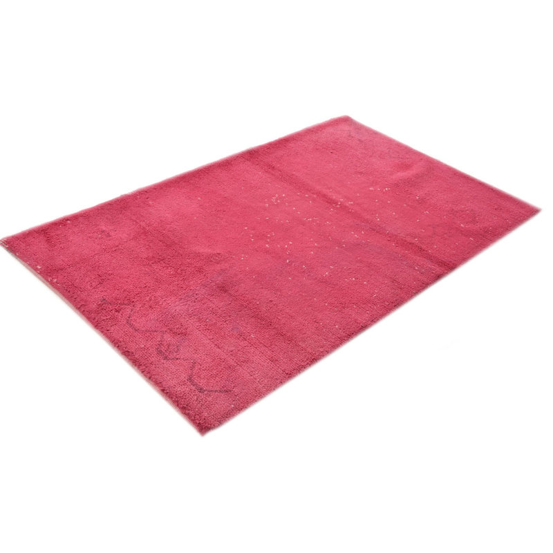 Tapis rose 4 x 6 po