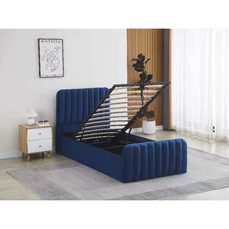 Abgail Upholstered Ottoman Storage Bed, Single (3')