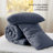 Best Seller Bedsure Cotton Fabric With Microfiber Inner Fill Comforter Set, 143TC-106246645-106246654