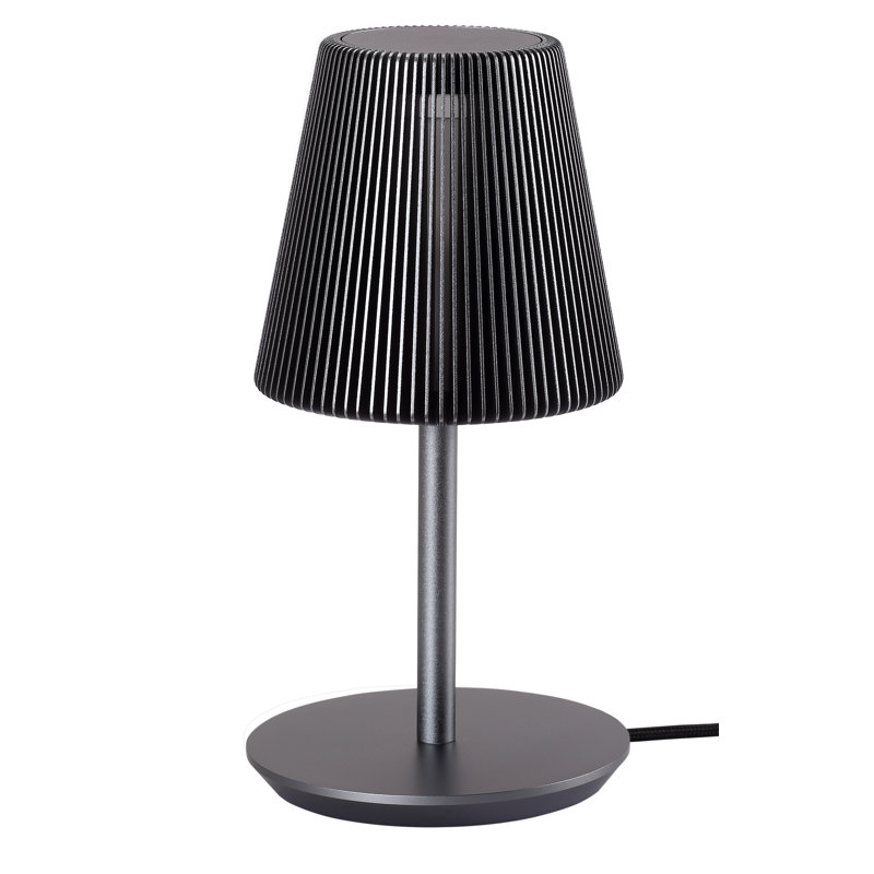 Lampe de table Bramah, Gris, H 4,3 po x l 4,3 po x P 4,3 po