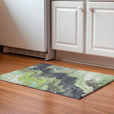 Premium Machine Washable Jakiyra AMF1907 Abstract Rug