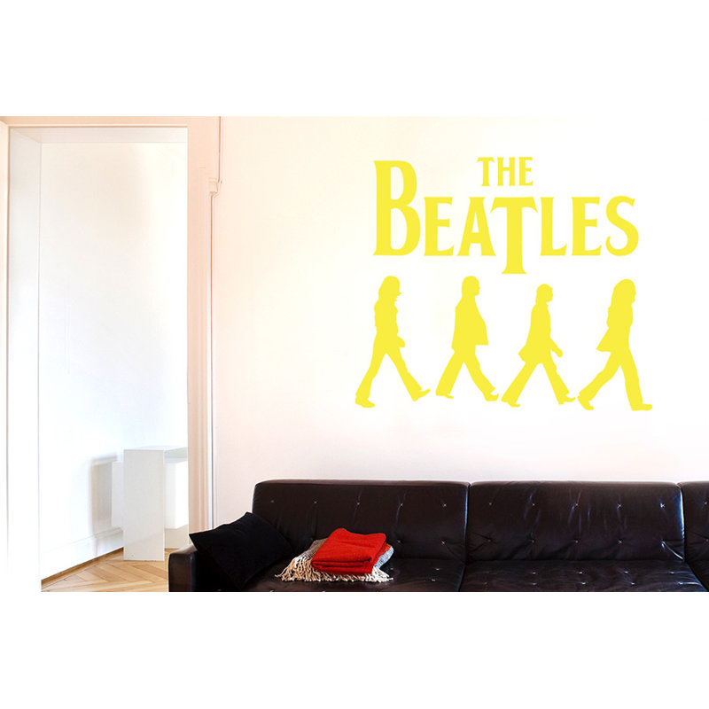Wall Decal, Bright Yellow, Large