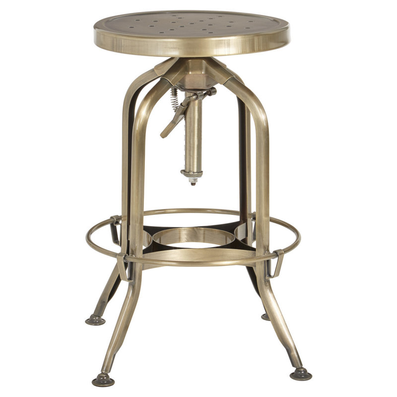 Mccartney Accent Stool, Brass