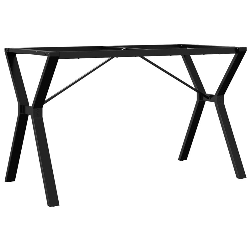 Armony Dining Table Legs Y-Frame Steel, 73cm H x 120cm W x 60cm D