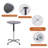 Movable Adjustable Bar Table, Pub Table, 360 Swivel Counter Bistro Table-2107414275