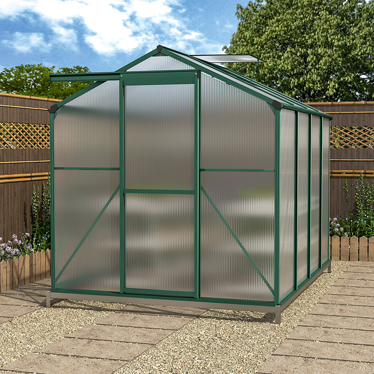 Edgecumbe 8.5 Ft W X 6.5 Ft D Hobby Greenhouse