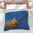 Orange Electric Guitar Comforter-129134092