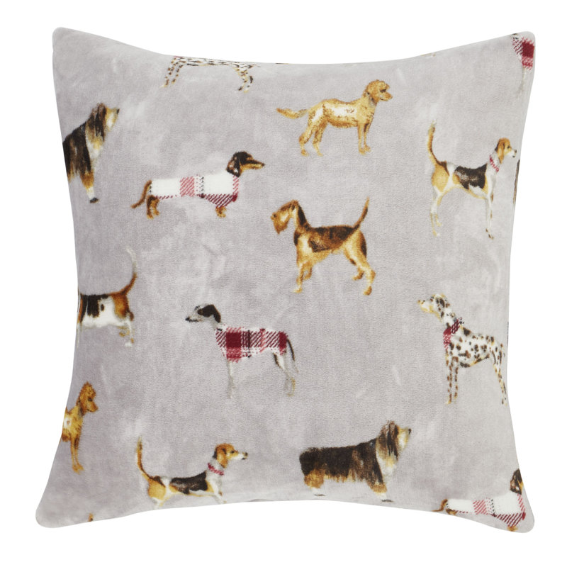 Country Dogs Doft 55x55cm Cushion with Inner, Polyester