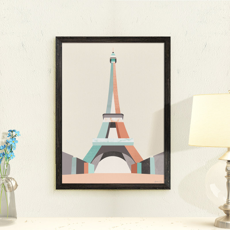 « graphicing architecture ii » par paul cezanne-image-cadre de dessin, H 44 po x l 32 po x P 1,25 po