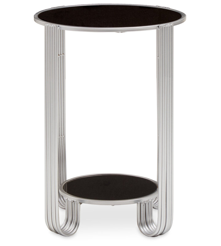 Glass Top End Table