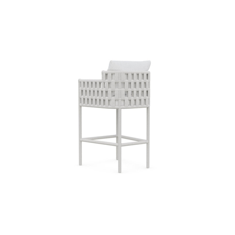 Santa Cruz Counter Stool + Polar Cushion, 31.5"
