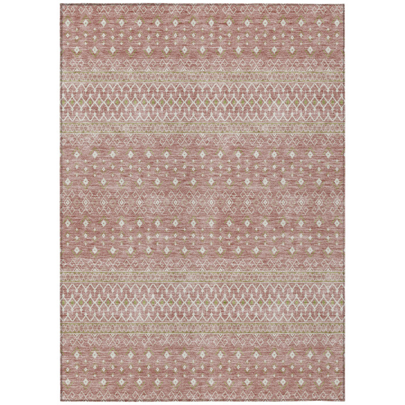Bhavya Geometric Indoor Rug, Rectangle 5' x 7'6"