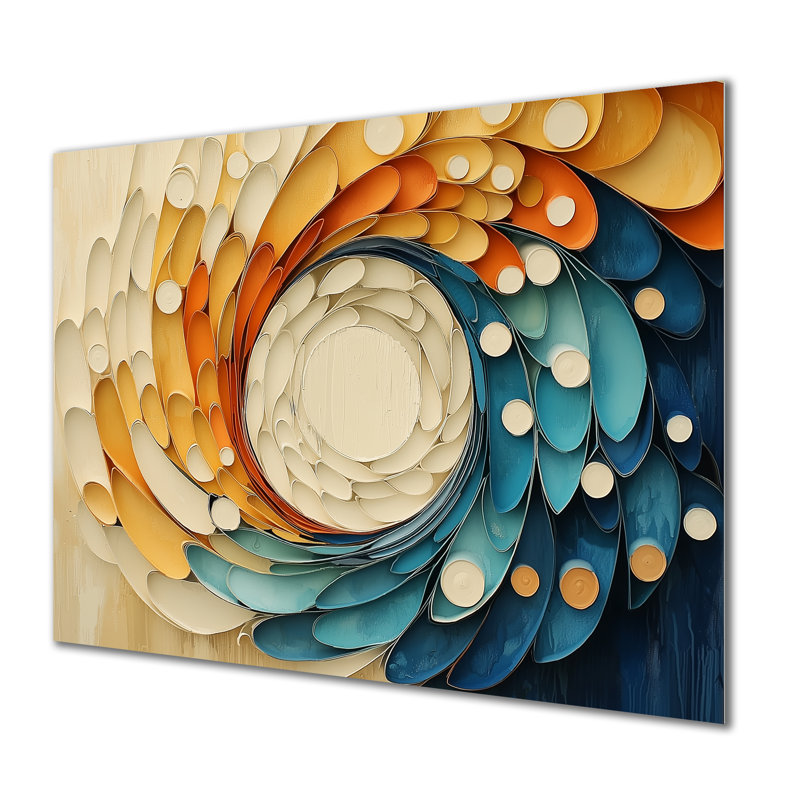 Biomorphism Vortex Of Nature II - Reproduction sur métal de Biomorphism, H 30 po x l 40 po