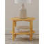 Table de bout ronde en bois massif