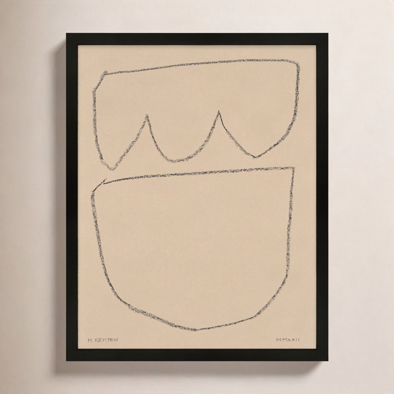 Freya 8 by Michael Kempen - Picture Frame Print, 38" H x 30" W x 1.25" D, Black