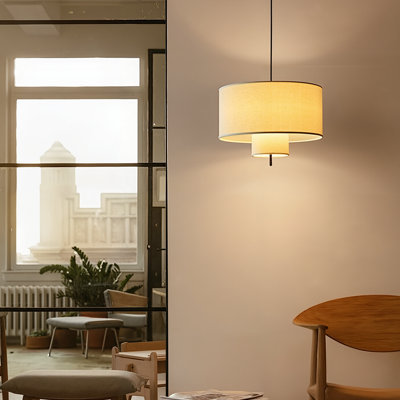 Îlot de cuisine tambour 1 lumière minimaliste