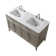 Sebastiano 54'' Double Bathroom Vanity with Engineered Stone Top