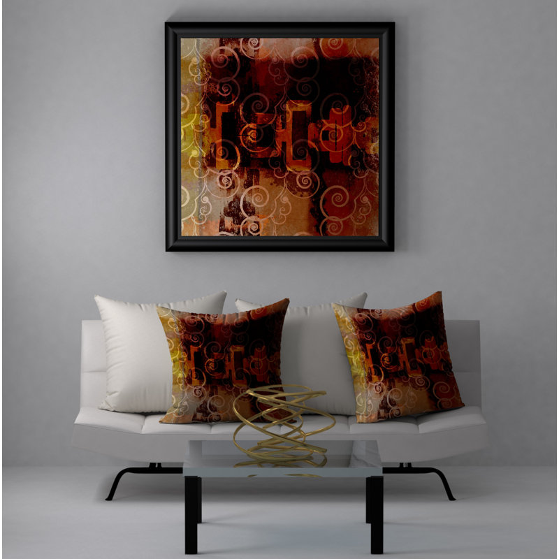 Housse de coussin carrée/insert, 18 po x 18 po