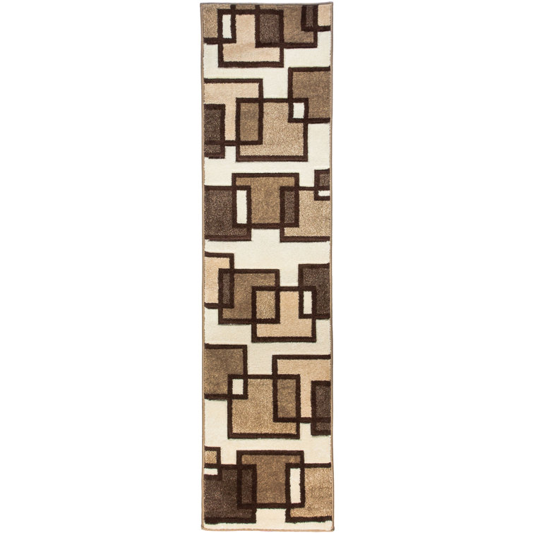 Ruby Geometric Area Rug