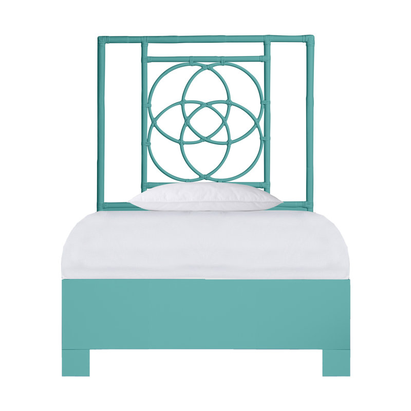 Emilia Platform Bed, Turquoise, Twin XL