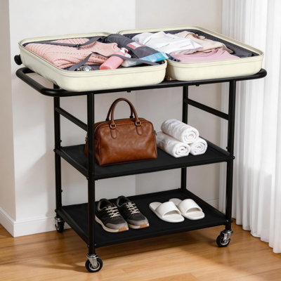 Folding Iron Luggage Rack