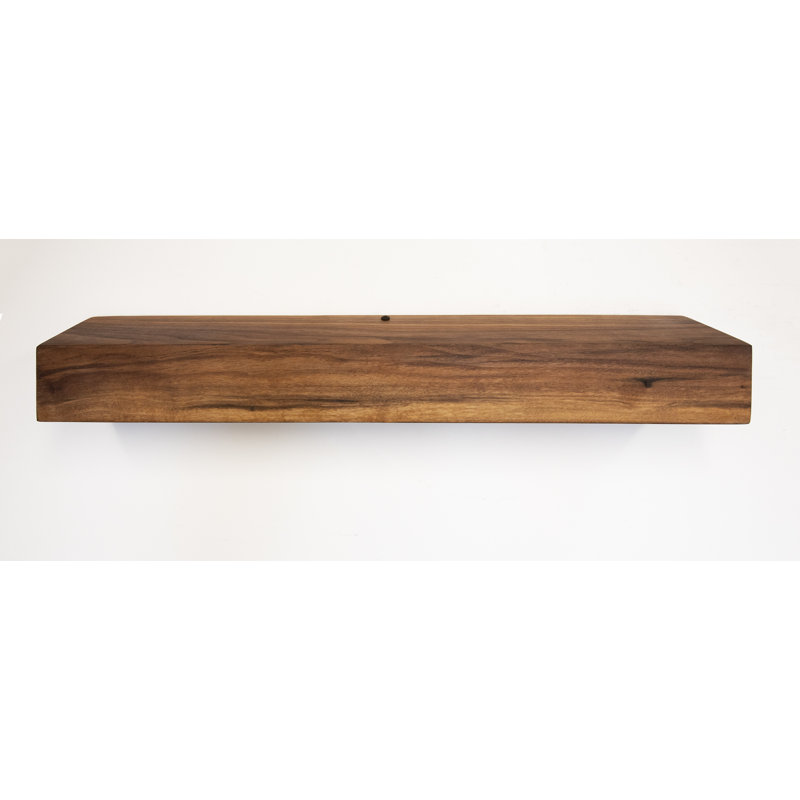 Emerald Lee Walnut Floating Shelf, 6" H x 22" W x 6" D