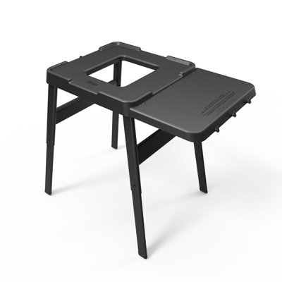Ninja Outdoor Adjustable Stand with Side Table, Black
