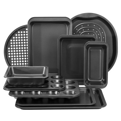 ROYALFORD 10 Piece Non-Stick Carbon Steel Bakeware Set