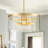 Elonso 5 - Light Glass Kitchen Island Pendant Light